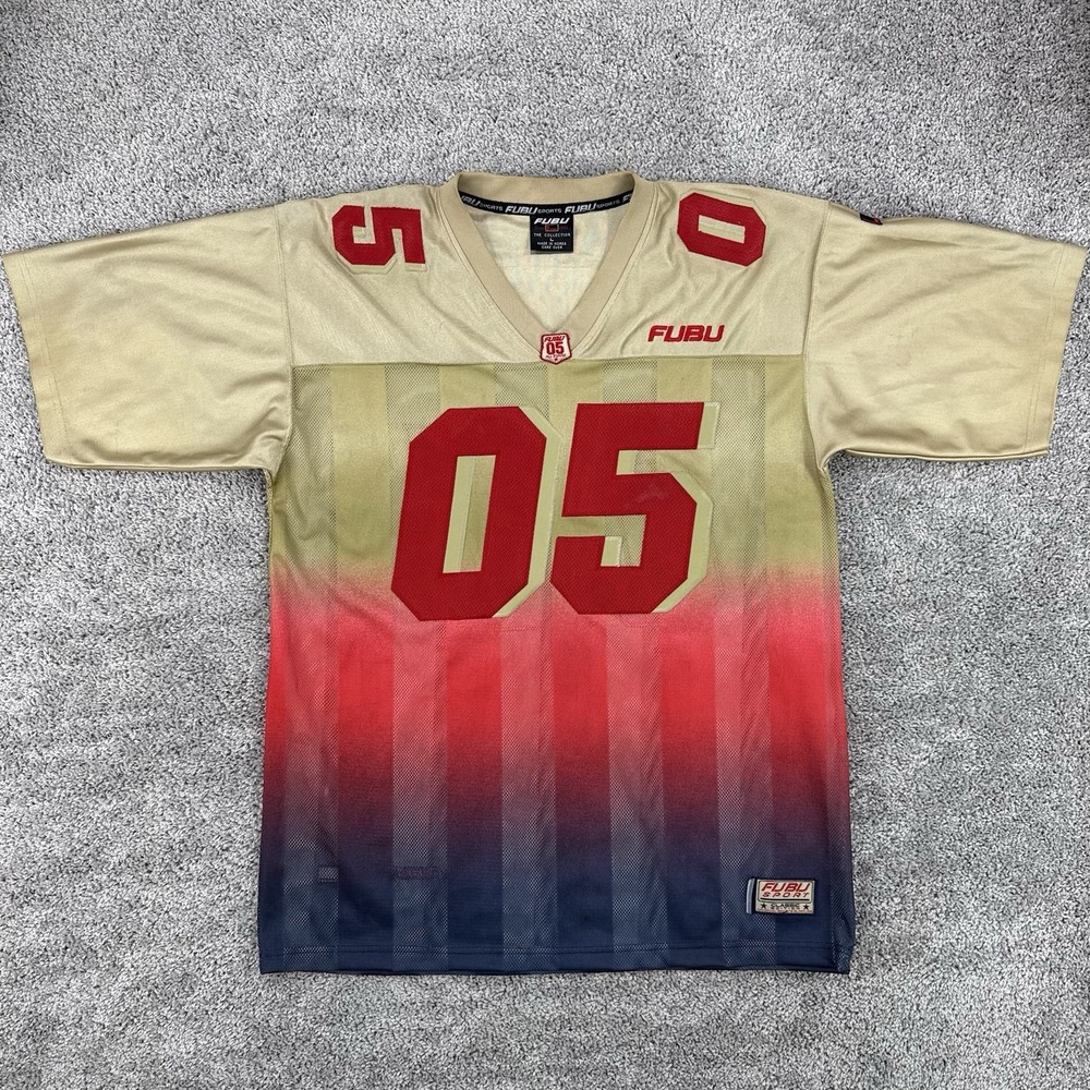 VTG 90s FUBU 05 Jersey Men's L Classic Edition Ombré Champions League Streetwear
